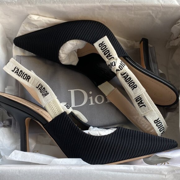 Christian Dior J'Adior Slingback Pump Black - Picture 8 of 10